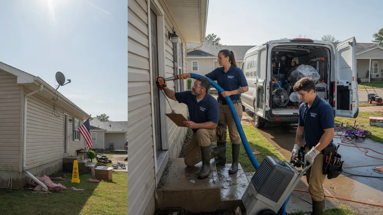 Ceiling Water Damage Restoration in Brandsville, MO near me